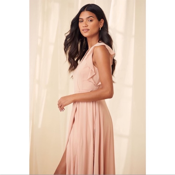 Lulus Blush Pink Crescendo Maxi Dress - Picture 4 of 10